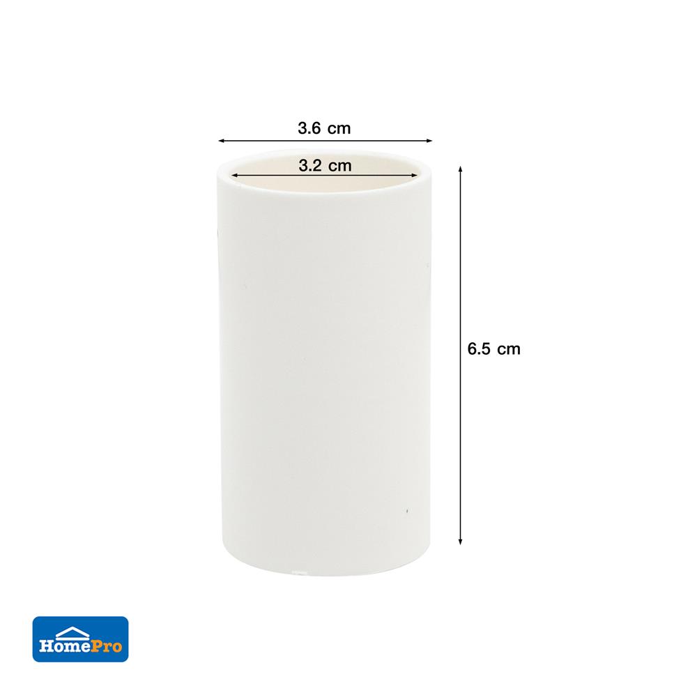 ข้อต่อตรง ELECKTA 32 มม. สีขาว แพ็ก 2 ชิ้น