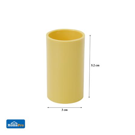 ข้อต่อตรง ELECKTA 3/4 นิ้ว สีเหลือง แพ็ก 10 ชิ้น_3