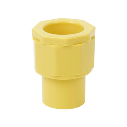 ข้อต่อเข้ากล่อง ELECKTA 3/8 นิ้ว สีเหลือง แพ็ก 4 ชิ้น_1