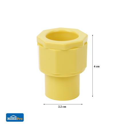 ข้อต่อเข้ากล่อง ELECKTA 3/8 นิ้ว สีเหลือง แพ็ก 4 ชิ้น_3
