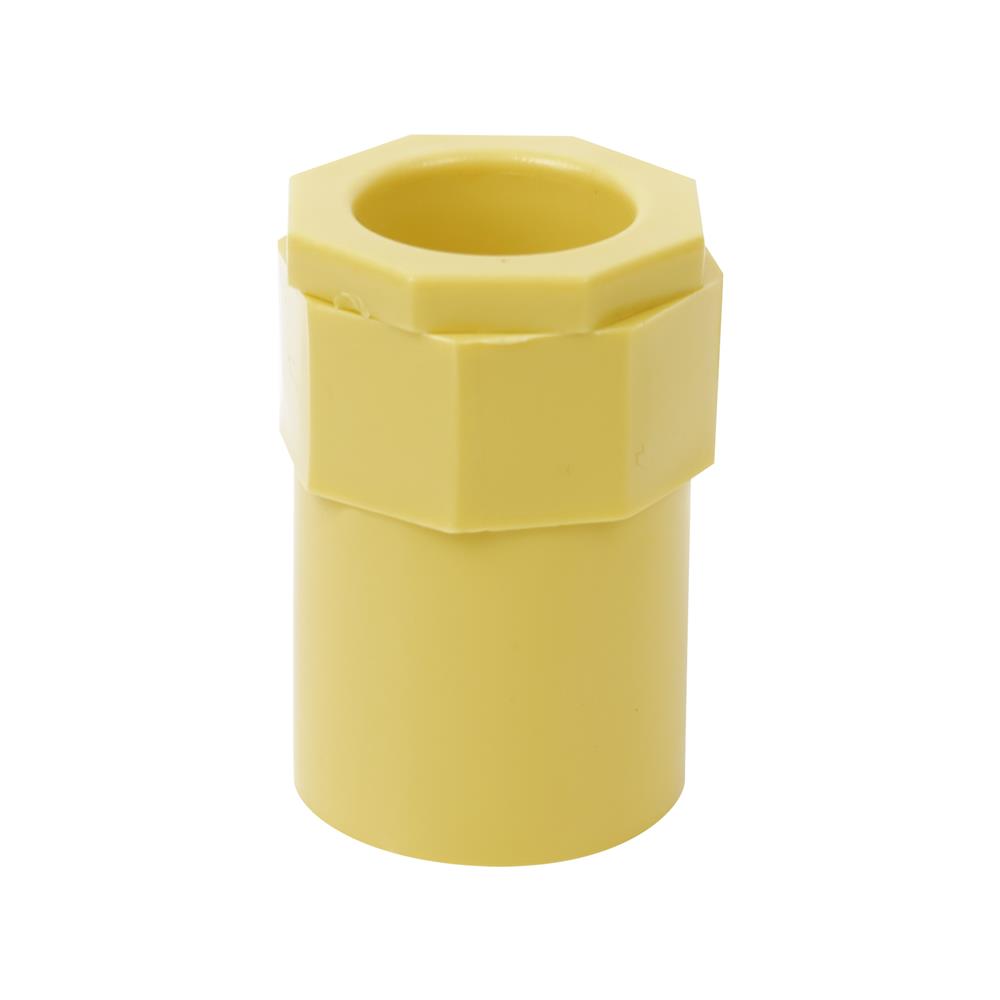 ข้อต่อเข้ากล่อง ELECKTA 3/4 นิ้ว สีเหลือง แพ็ก 4 ชิ้น