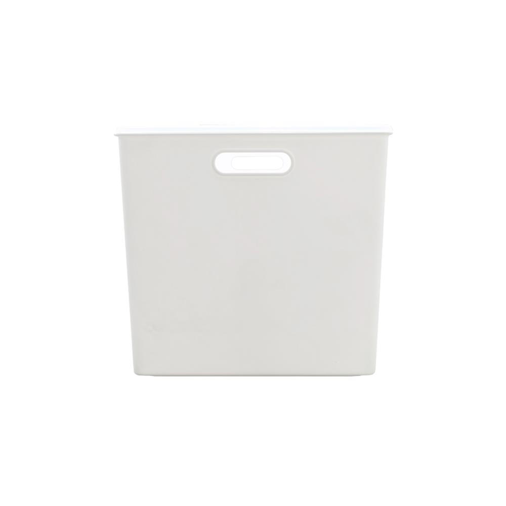 กล่องเก็บของมีฝา STACKO BT40-2 26.3x38.6x23 ซม. สีขาว