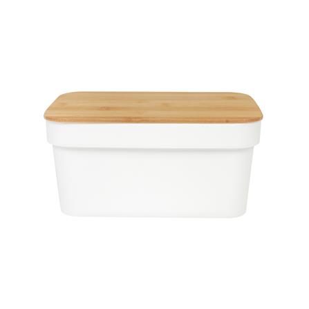 กล่องฝาไม้ 3.5 ลิตร STACKO HOMEY 26.5x17x12.5 ซม. สีขาว_2