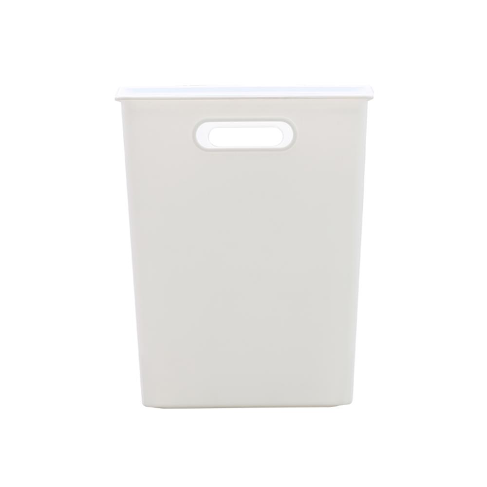 กล่องเก็บของมีฝา STACKO BT25-2 19.1x26.4x23 ซม. สีขาว