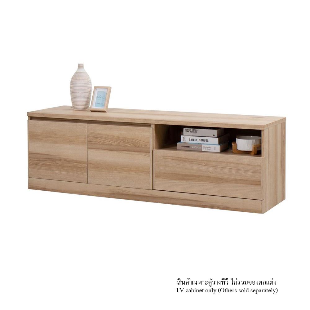 ตู้วางทีวี KONCEPT TIMBUR 19215561 160 ซม. สีลินด์เบิร์กโอ๊ค