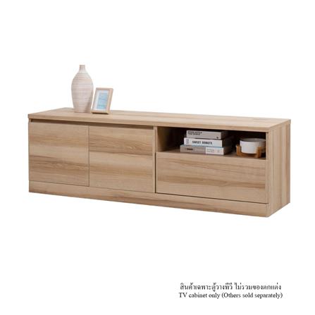 ตู้วางทีวี KONCEPT TIMBUR 19215561 160 ซม. สีลินด์เบิร์กโอ๊ค