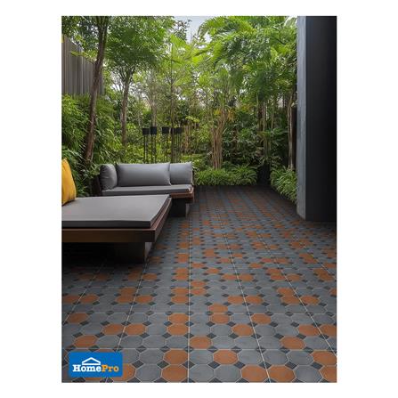 กระเบื้องพื้น 16x16 นิ้ว COTTO ซีเมนต์ บล็อค มิกซ์ เทา PM 0.96 ตร.ม._4