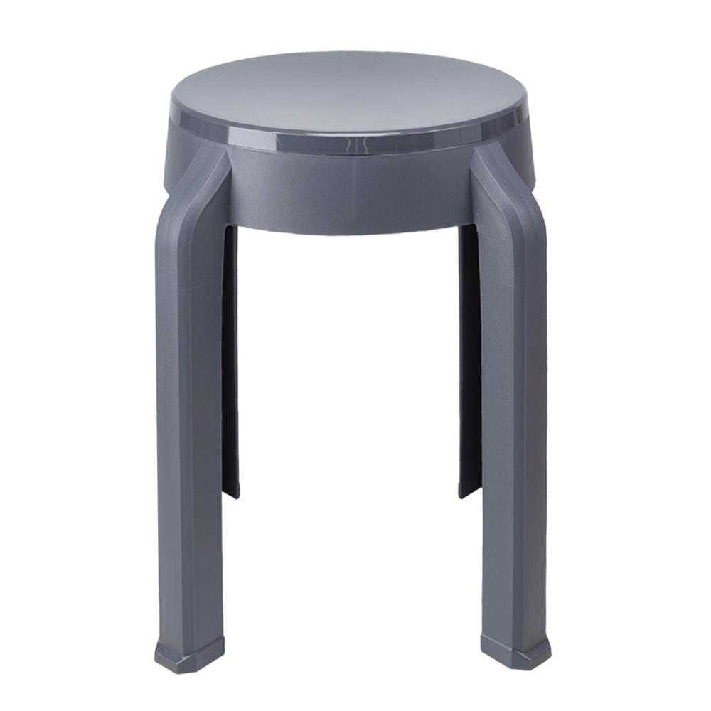 เก้าอี้พลาสติก SPRING STOOL RELAX&RESET สี CHARCOAL