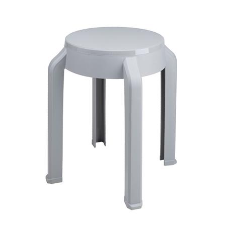 เก้าอี้พลาสติก SPRING STOOL RELAX&RESET สีเทาอ่อน