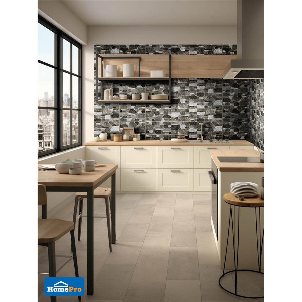 กระเบื้องผนัง 30x60 ซม. EAST ATHENA พัมมิส สโตน เทา 1.44 ตร.ม.