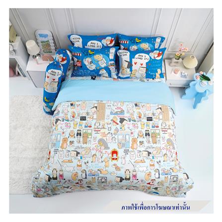 ชุดผ้าปูที่นอน 5 ฟุต 5 ชิ้น TULIP หมาจ๋า 60112-DLD012