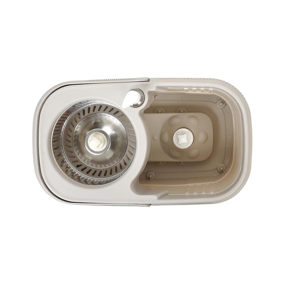 ชุดอุปกรณ์ถังปั่นขาเหยียบพร้อมไม้ม็อบ ACCO META สีเบจ