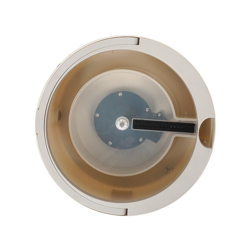 ชุดอุปกรณ์ถังปั่นกลมพร้อมไม้ม็อบ ACCO META สีเบจ