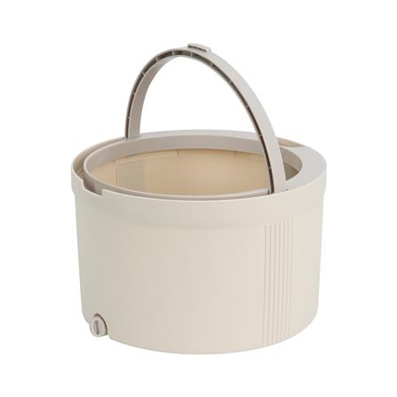 ชุดอุปกรณ์ถังปั่นกลมพร้อมไม้ม็อบ ACCO META สีเบจ_3