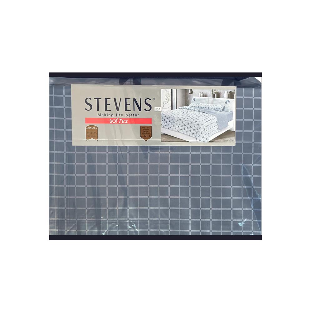 ชุดผ้าปูที่นอน 3.5 ฟุต 4 ชิ้น STEVENS SOFTEX HG04