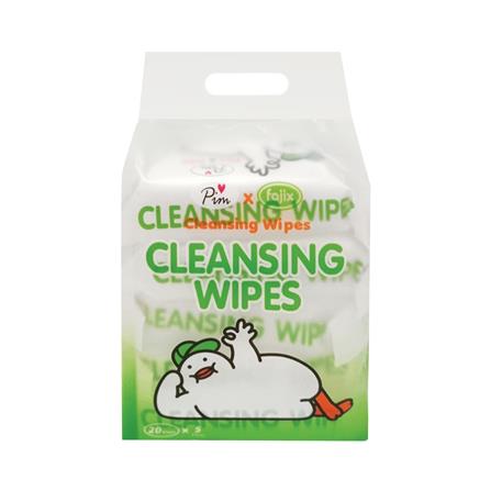 ผ้าเช็ดทำความสะอาดผิว PIM x FAJIX 20 แผ่น แพ็ก 5 ชิ้น_3