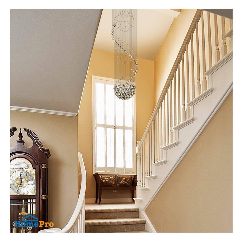 ไฟช่อ EVL CS CFC-11077 สีใส/เงิน 5 หัว