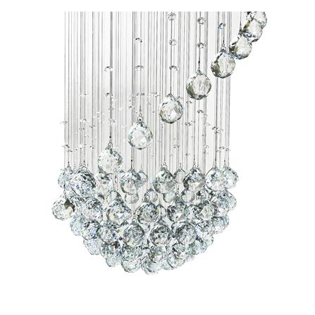 ไฟช่อ EVL CS CFC-11077 สีใส/เงิน 5 หัว_2