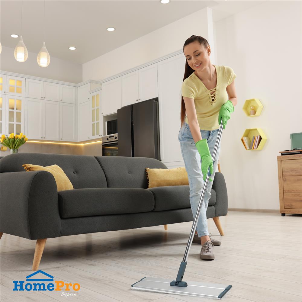 ไม้ม็อบดันฝุ่นไมโครไฟเบอร์ ACCO ZURE 21 นิ้ว สีเทา