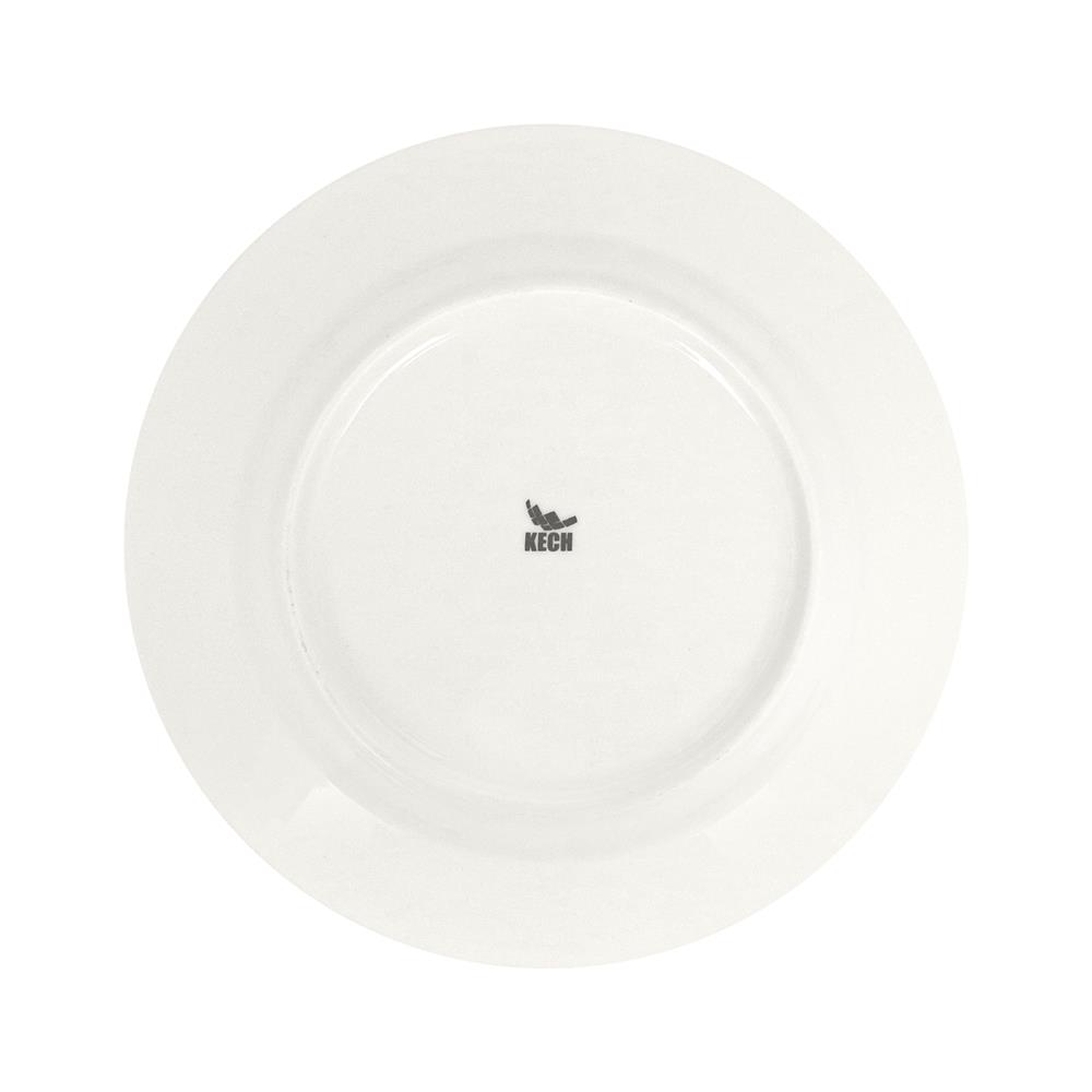 จานตื้นเซรามิก 9.5 นิ้ว KECH DELEE
