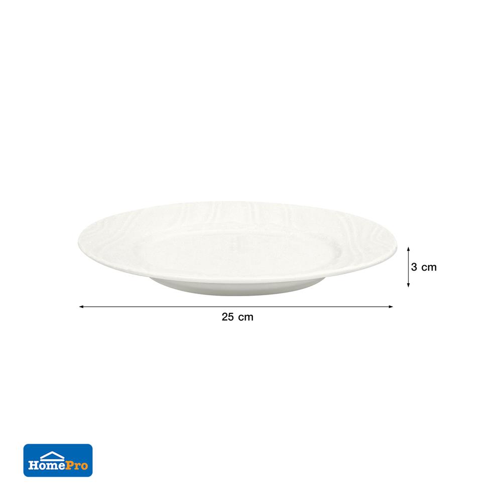 จานตื้นเซรามิก 9.5 นิ้ว KECH DELEE