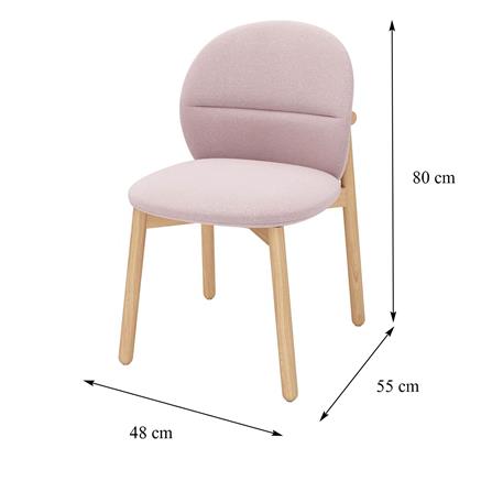 เก้าอี้ห้องอาหาร BENETTA BOSA สี ROSE_6