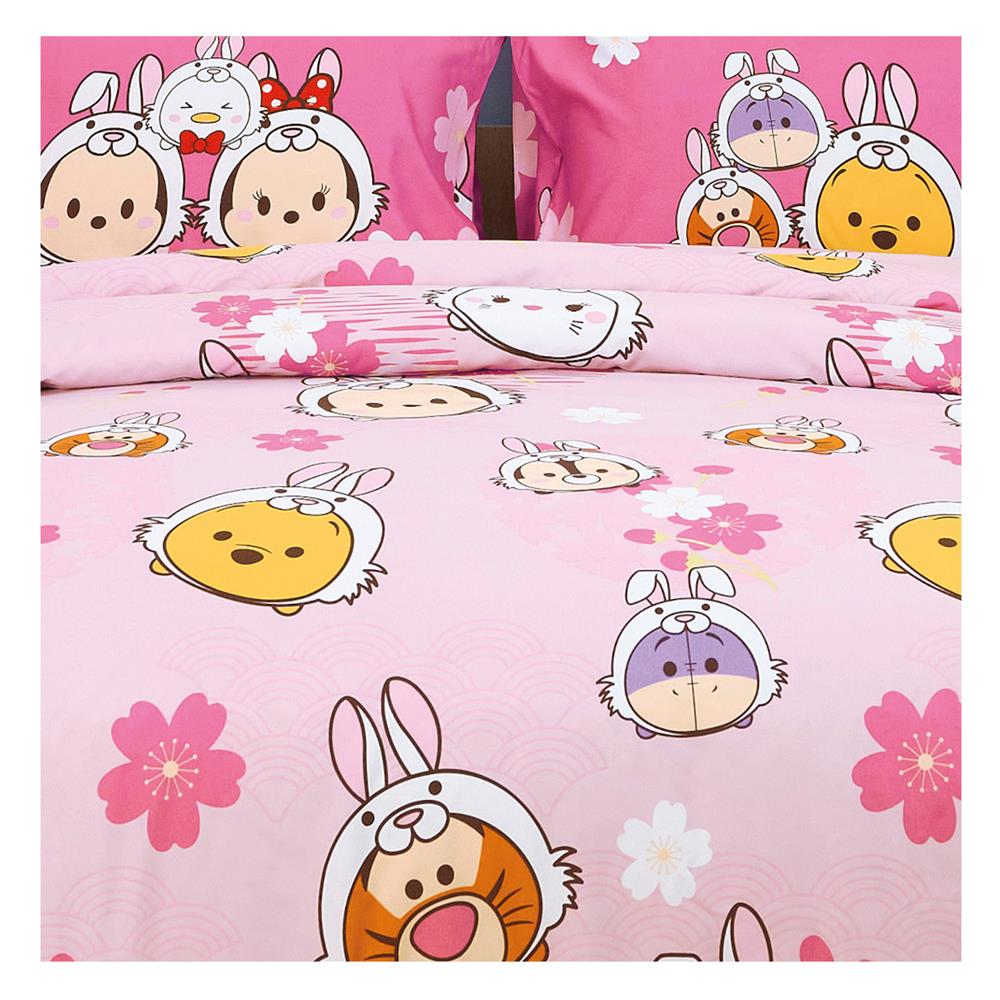 ชุดผ้าปูที่นอน 6 ฟุต 5 ชิ้น FOUNTAIN TSUMTSUM 70106-FTC137