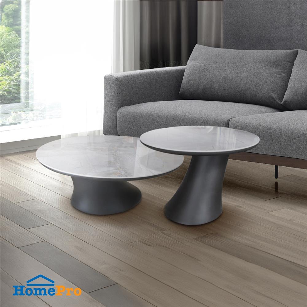 โต๊ะกลาง BENETTA SORRENTO 60 ซม. สีขาว/ดำ