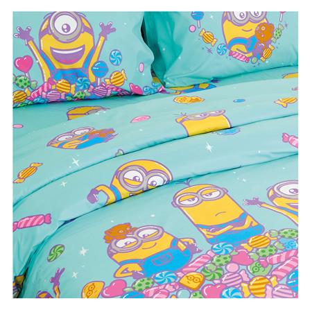 ชุดผ้าปูที่นอน 6 ฟุต 6 ชิ้น FOUNTAIN MINION 70209-FTC131_1