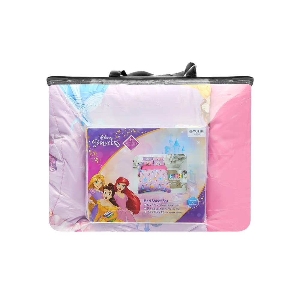 ชุดผ้าปูที่นอน 5 ฟุต 6 ชิ้น TULIP PRINCESS 60256-DLD005