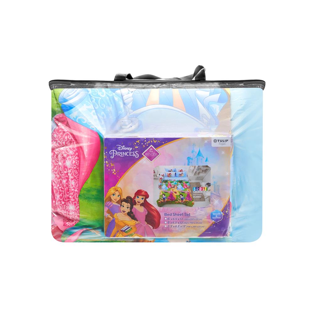 ชุดผ้าปูที่นอน 5 ฟุต 6 ชิ้น TULIP PRINCESS 60256-DLD003