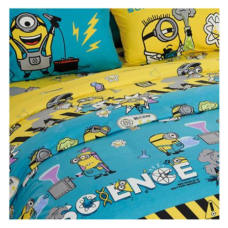 ชุดผ้าปูที่นอน 6 ฟุต 6 ชิ้น FOUNTAIN MINION 70209-FTC132_1