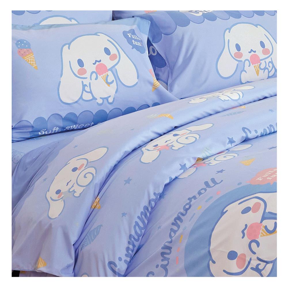ชุดผ้าปูที่นอน 6 ฟุต 5 ชิ้น FOUNTAIN CINNAMOROLL 70106-FTC139