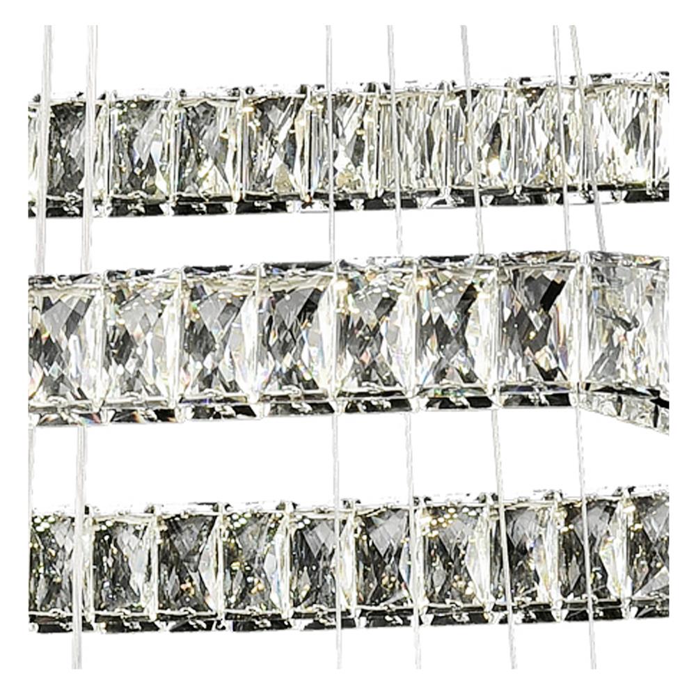 ไฟช่อ LED EVL CFC-11080 100 วัตต์ DAYLIGHT/COOL WHITE/WARM WHITE สีใส/เงิน 5 หัว