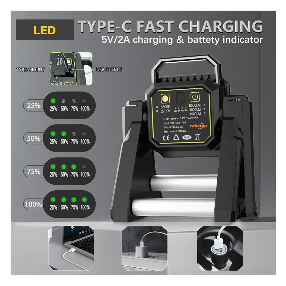 ไฟสปอตไลท์ LED มีขาตั้ง MOVADA 20 วัตต์ DAYLIGHT