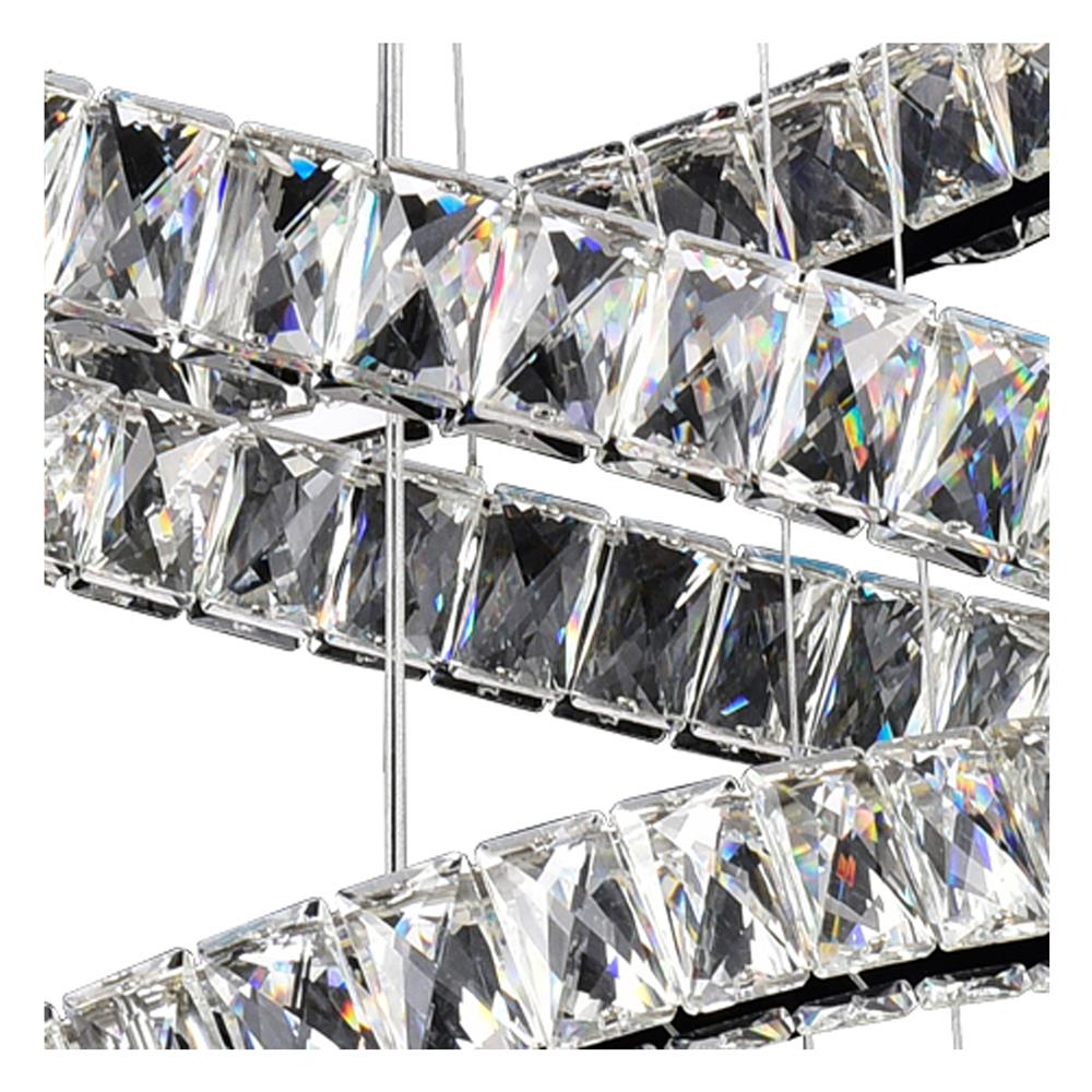 ไฟช่อ LED EVL CFC-11079 100 วัตต์ DAYLIGHT/COOL WHITE/WARM WHITE สีใส/เงิน 5 หัว