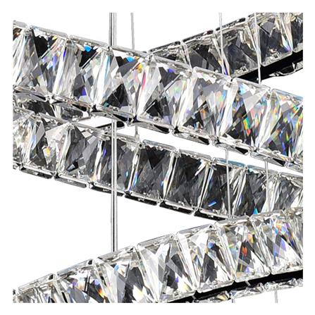 ไฟช่อ LED EVL CFC-11079 100 วัตต์ DAYLIGHT/COOL WHITE/WARM WHITE สีใส/เงิน 5 หัว_1