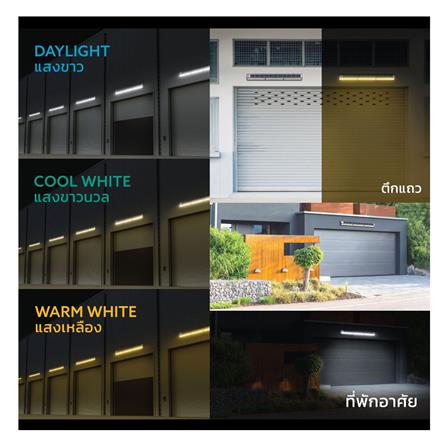 รางนีออน SOLAR LAMPTAN EXPANDER 200 วัตต์ DAYLIGHT/COOL WHITE/WARM WHITE สีดำ_5