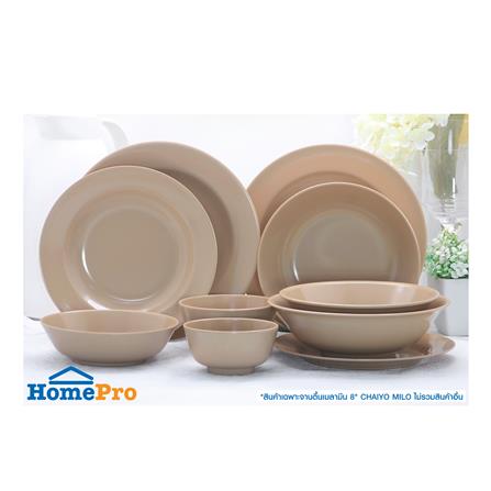 จานเมลามีนตื้น 8 นิ้ว CHAIYO MILO_3
