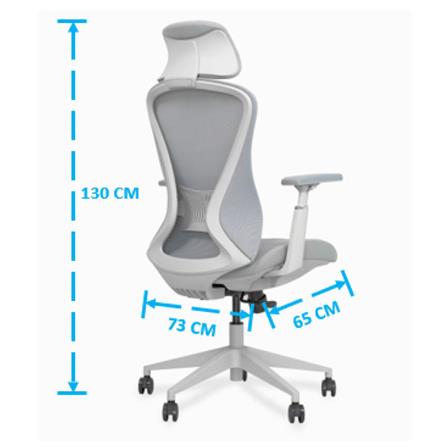 เก้าอี้สุขภาพ BEWELL FOSTER PLUS สีเทา_10