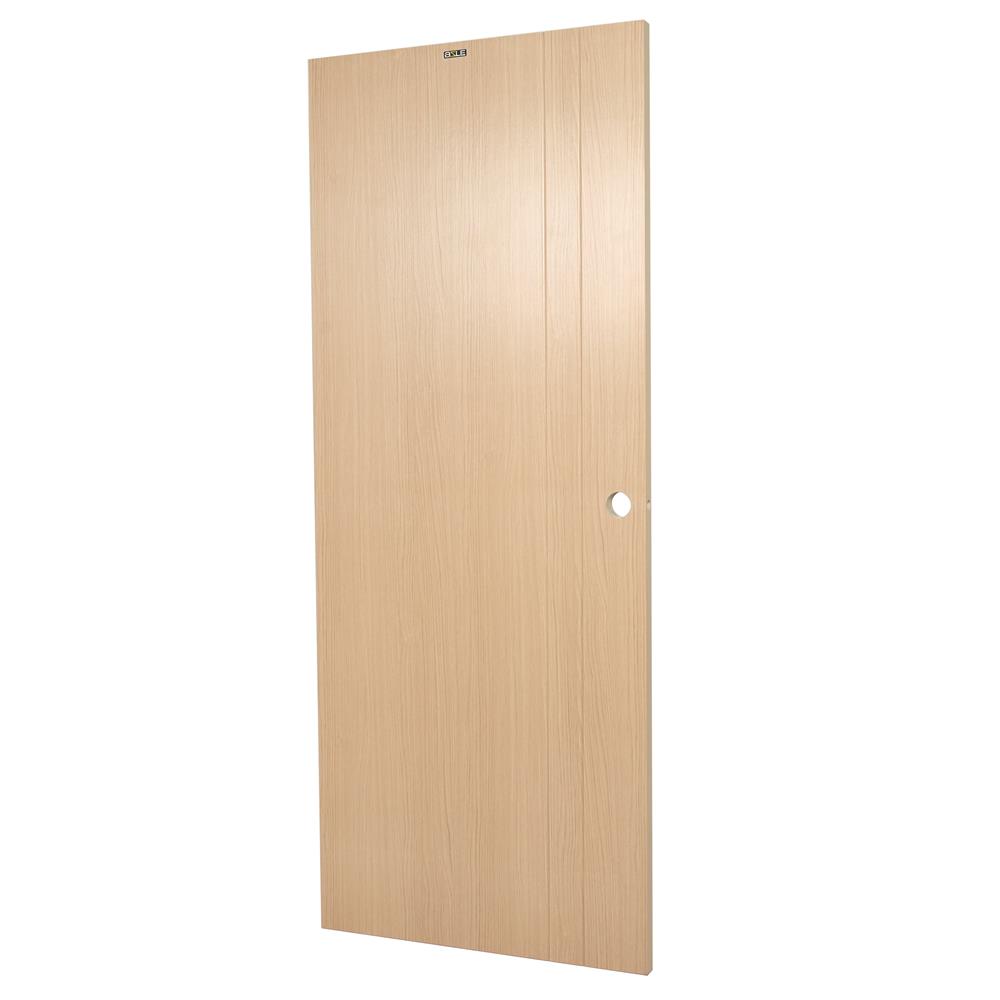 ประตูภายใน UPVC AZLE PZV3 80X200 ซม. สีบีช เจาะลูกบิด