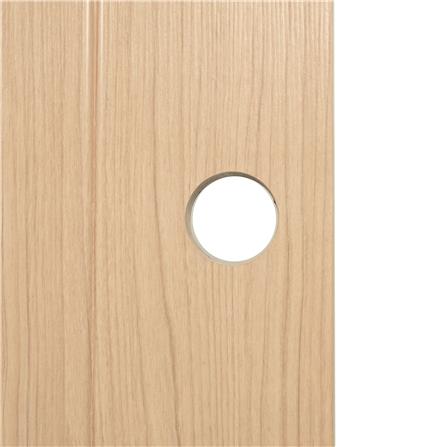 ประตูภายใน UPVC AZLE PZV3 80X200 ซม. สีบีช เจาะลูกบิด_3