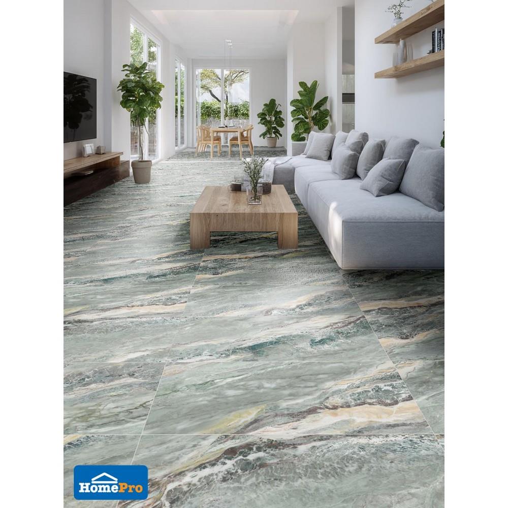 กระเบื้องพื้นพอร์ซเลน 60x120 ซม. COTTO นาวี ริเวอร์เวย์ เขียว PM 1.44 ตร.ม.