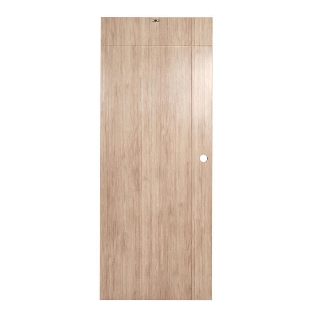 ประตูภายใน UPVC AZLE PZV6 80X200 ซม. สี LATTE เจาะลูกบิด