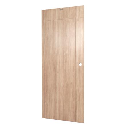 ประตูภายใน UPVC AZLE PZV6 80X200 ซม. สี LATTE เจาะลูกบิด_1