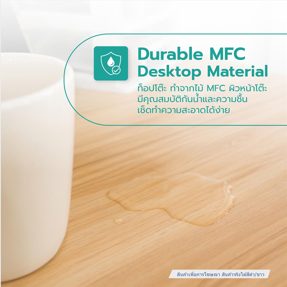 โต๊ะปรับระดับไฟฟ้า BEWELL L-SHAPED 180 ซม. สีดำ/ขาว