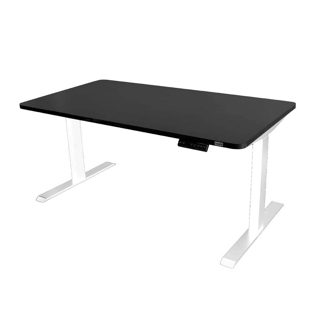 โต๊ะปรับระดับไฟฟ้า BEWELL 200 ซม. สีดำ/ขาว