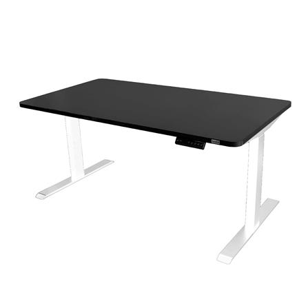โต๊ะปรับระดับไฟฟ้า BEWELL 200 ซม. สีดำ/ขาว_0