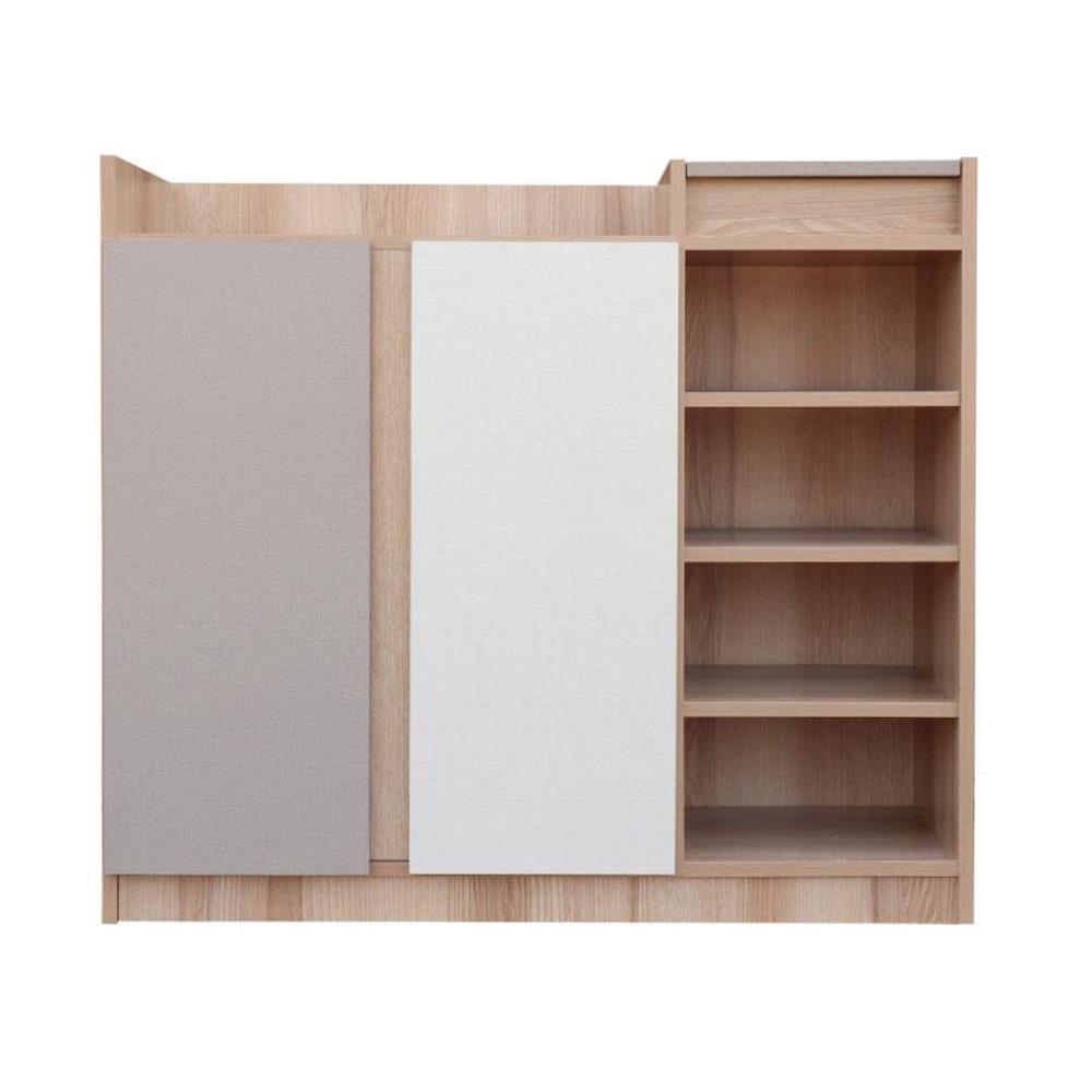 ตู้รองเท้า FURDINI FINE 90 ซม. ลายไม้/ครีม/ขาว