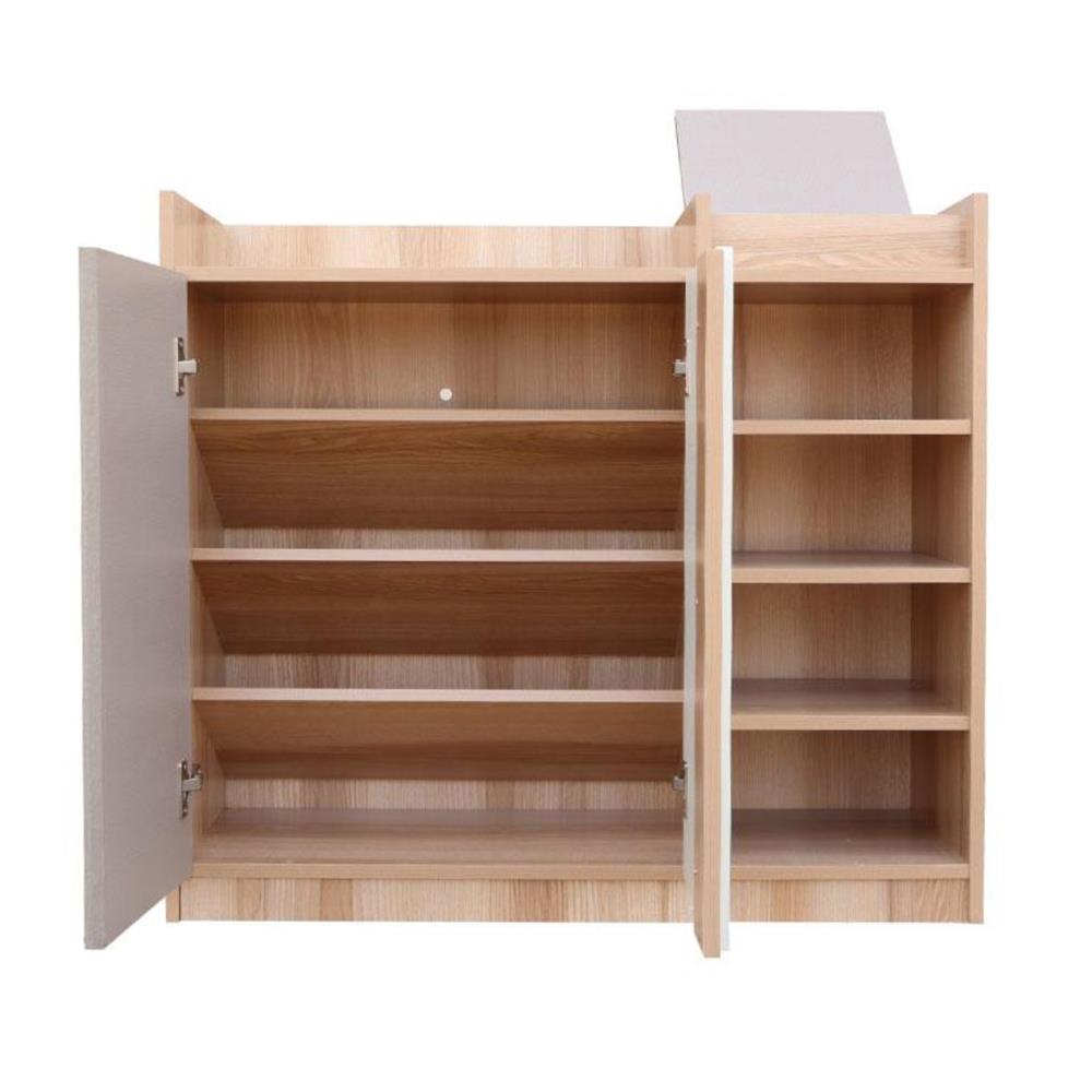 ตู้รองเท้า FURDINI FINE 90 ซม. ลายไม้/ครีม/ขาว